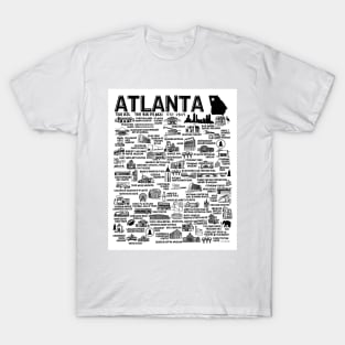 Atlanta Map T-Shirt